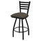 Holland Bar Stool Co 25" Swivel Counter Stool, Black Wrinkle, Graph Chalice Seat X410 - alternate 1